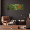 'The Emerald Forest' By Durwood Coffey Gold Metal Wall Art