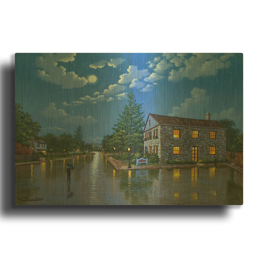 'Yountville, Napa Valley' By Eduardo Camoes Gold Metal Wall Art
