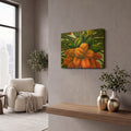 'Papayas' By Eduardo Camoes Gold Metal Wall Art