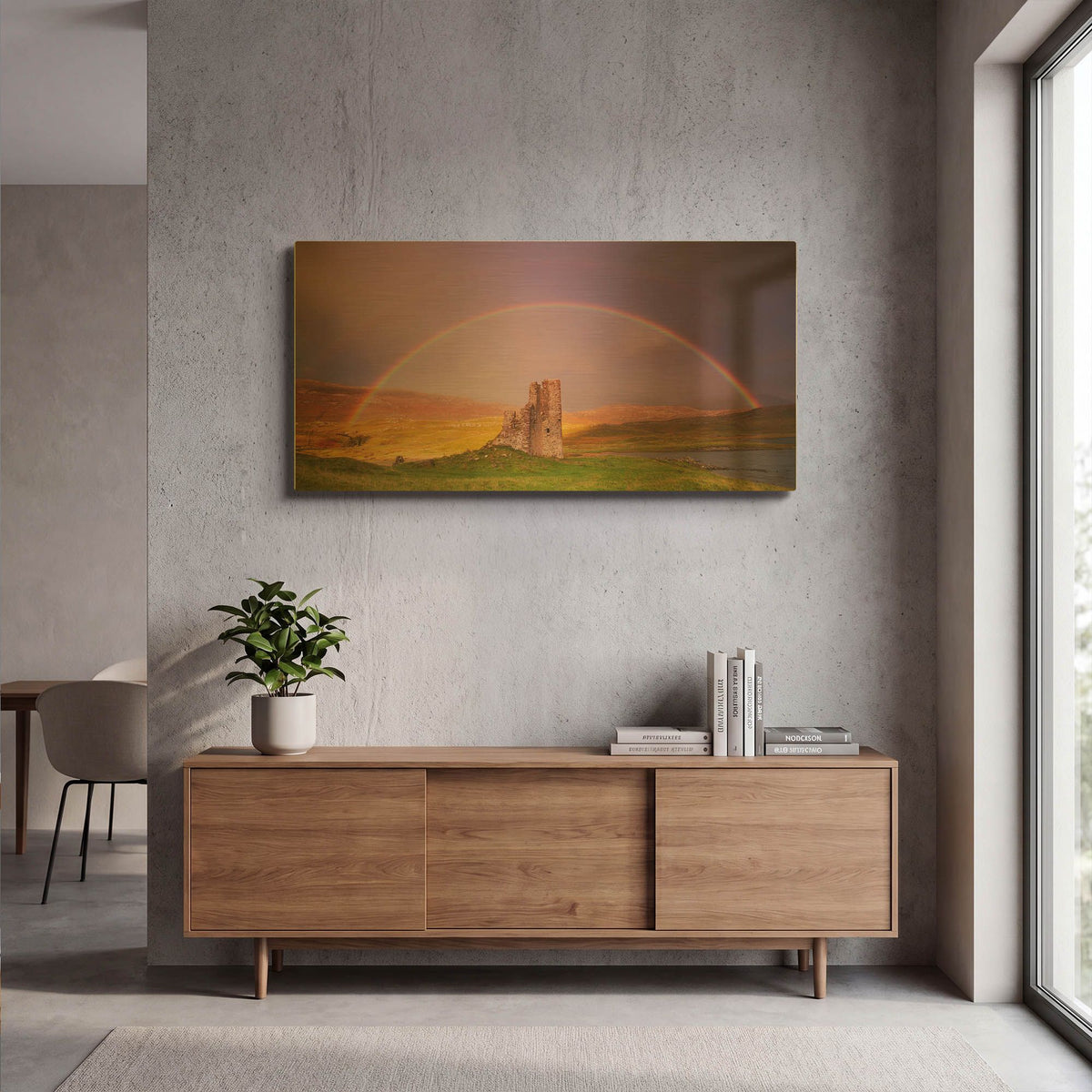 'Ardvreck Castle' By Everlook Photography Gold Metal Wall Art