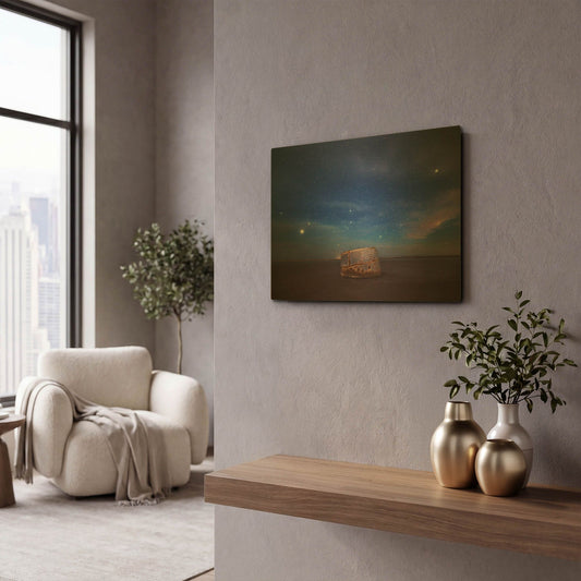 'Lake Bumbunga' By Everlook Photography Gold Metal Wall Art