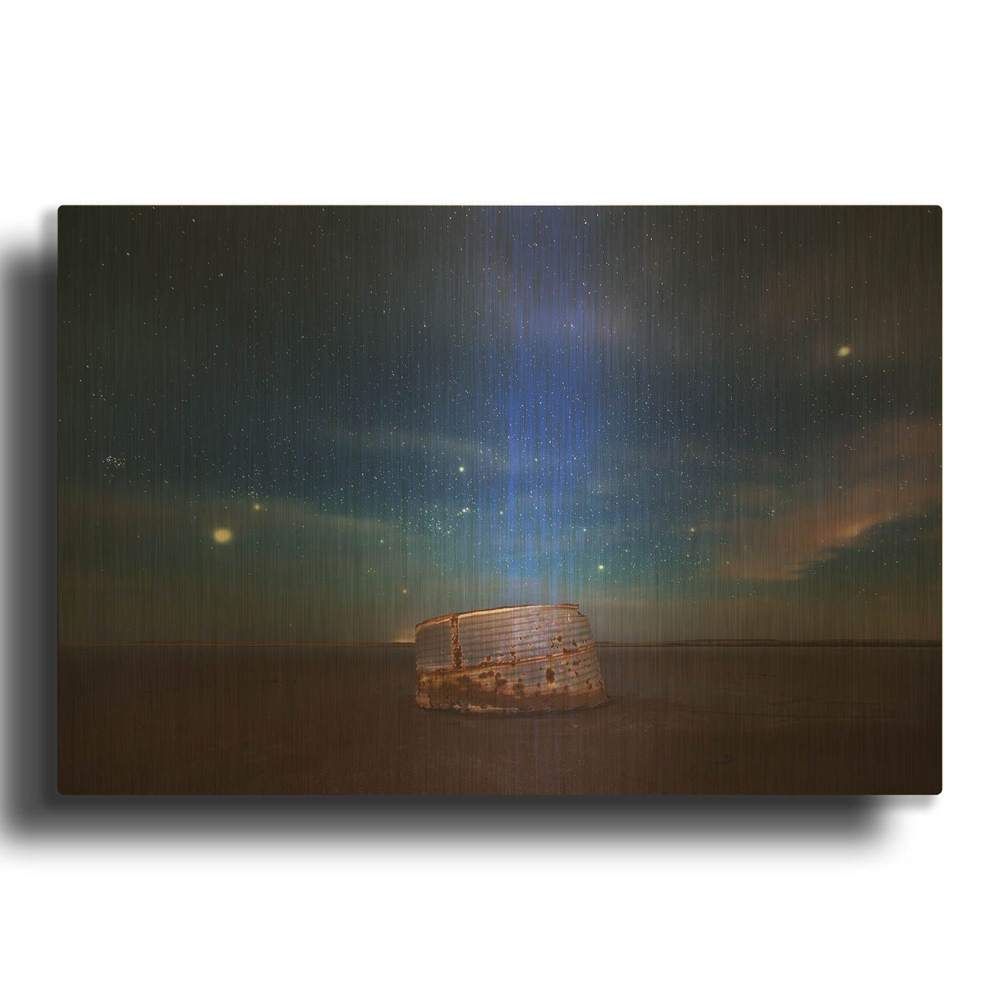 'Lake Bumbunga' By Everlook Photography Gold Metal Wall Art