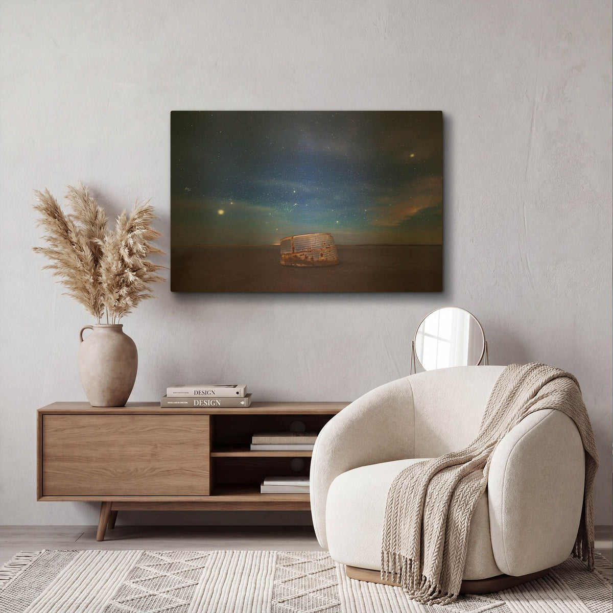 'Lake Bumbunga' By Everlook Photography Gold Metal Wall Art
