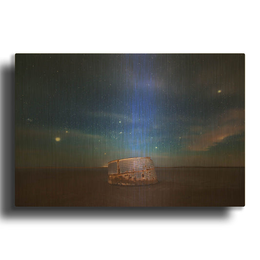 'Lake Bumbunga' By Everlook Photography Gold Metal Wall Art