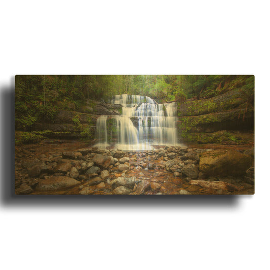 'Liffey Falls' By Everlook Photography Gold Metal Wall Art