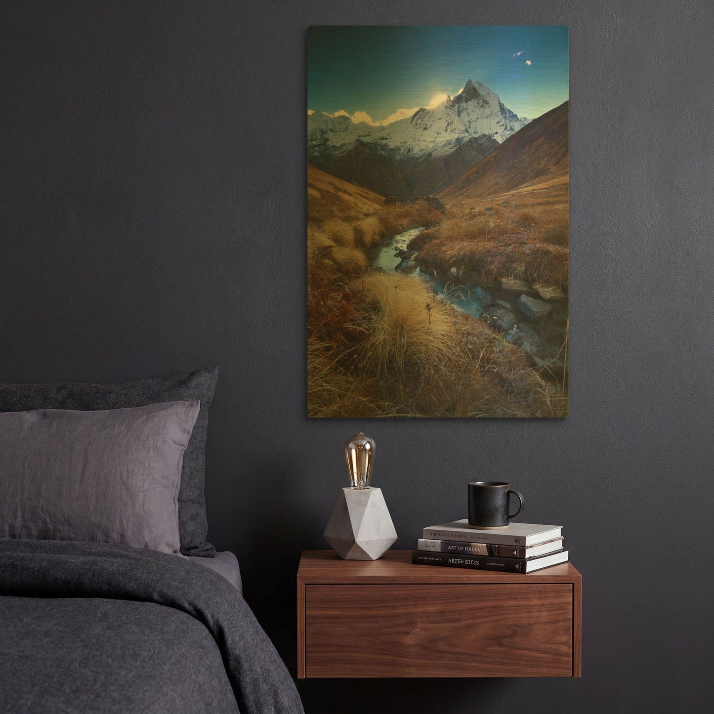 'Macchupucchre' By Everlook Photography Gold Metal Wall Art