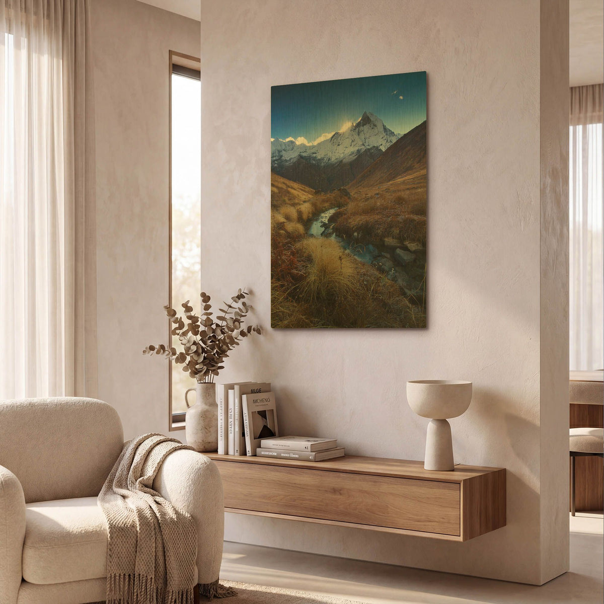 'Macchupucchre' By Everlook Photography Gold Metal Wall Art
