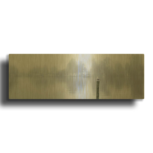 'Mannum Ferry' By Everlook Photography Gold Metal Wall Art
