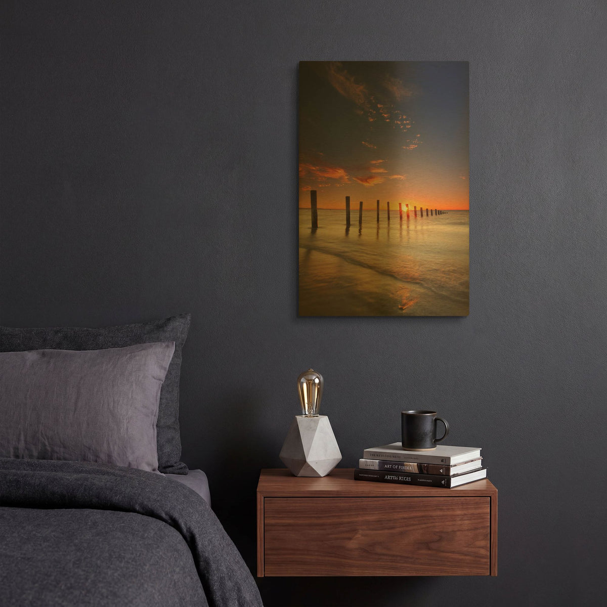 'Moana' By Everlook Photography Gold Metal Wall Art