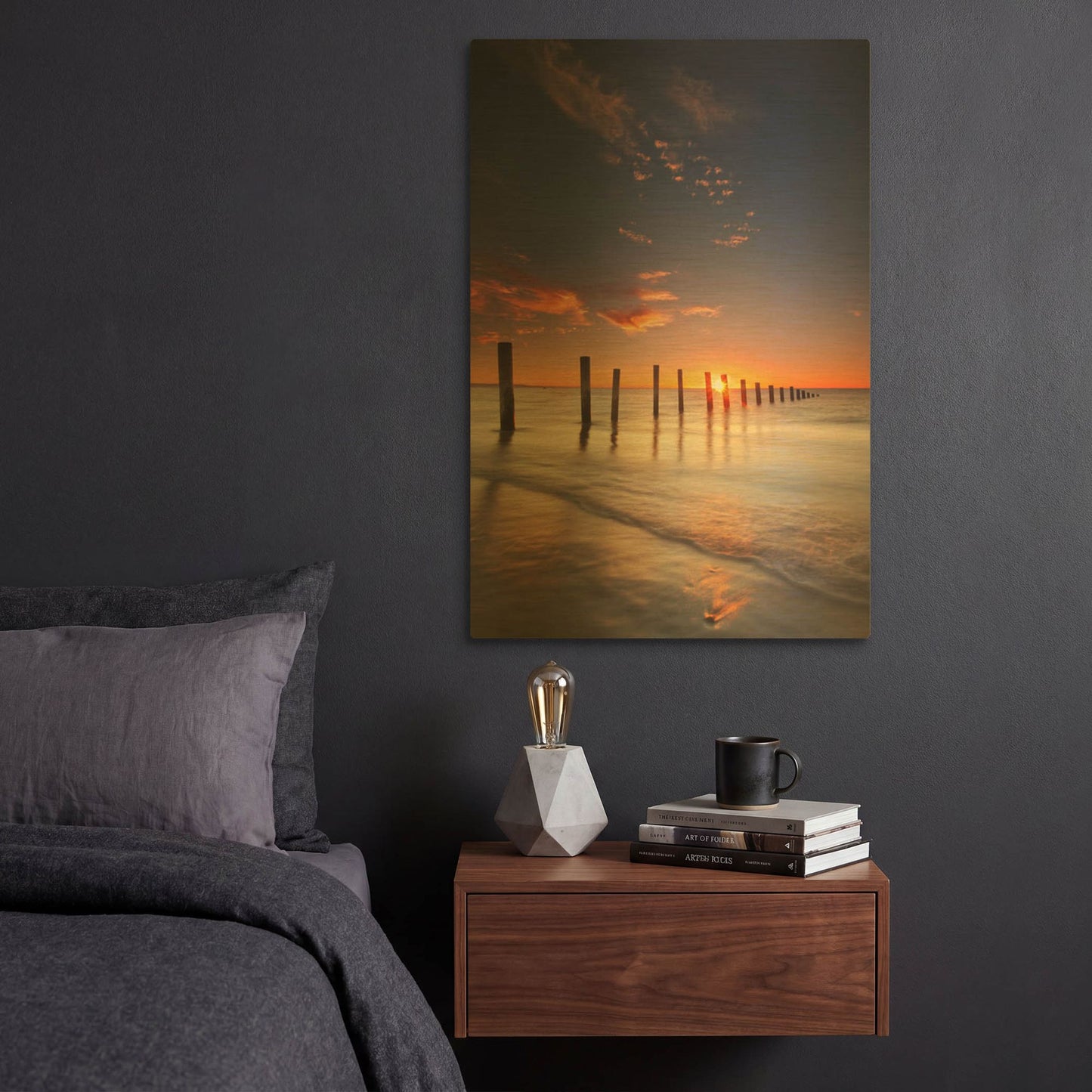 'Moana' By Everlook Photography Gold Metal Wall Art