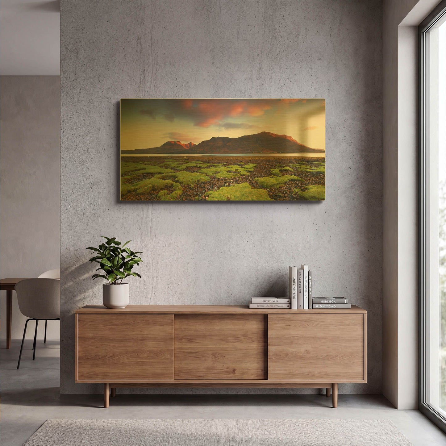 'Torridon' By Everlook Photography Gold Metal Wall Art