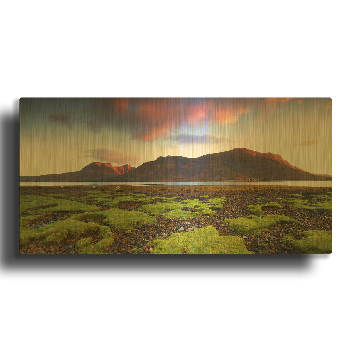 'Torridon' By Everlook Photography Gold Metal Wall Art