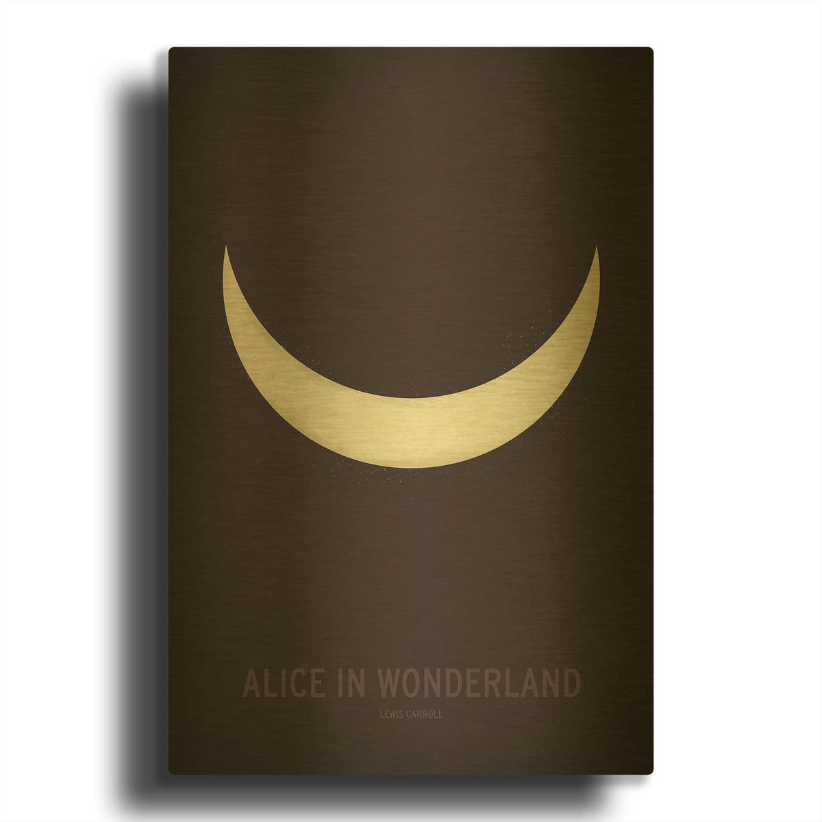 'Alice in Wonderland' By Christian Jackson Gold Metal Wall Art