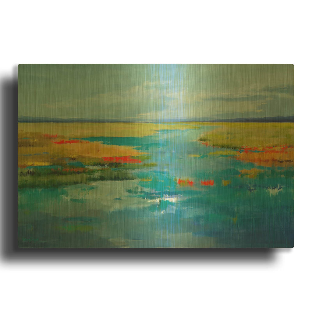 'Come Away With Me' By Victoria Jackson Gold Metal Wall Art