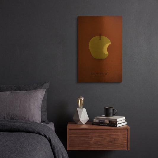 'Snow White' By Christian Jackson Gold Metal Wall Art