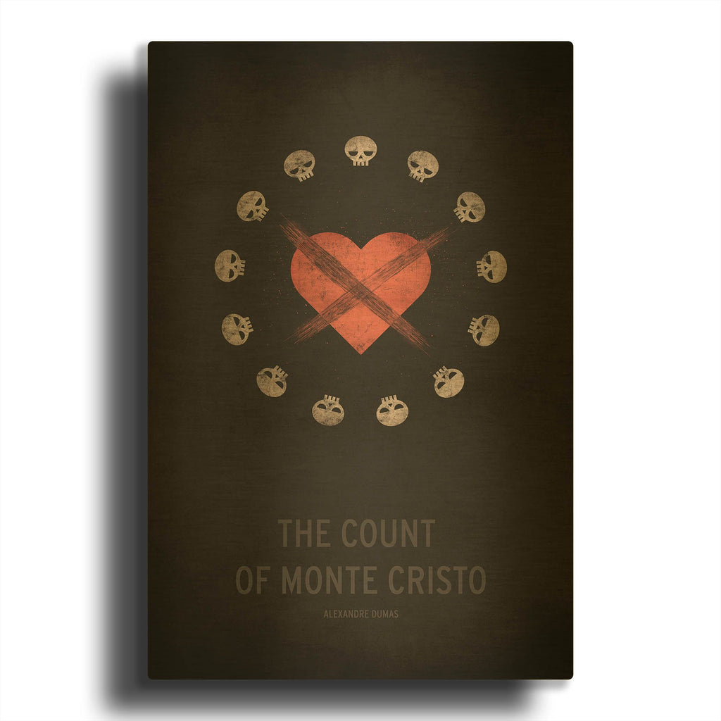 'The Count of Monte Cristo' By Christian Jackson Gold Metal Wall Art