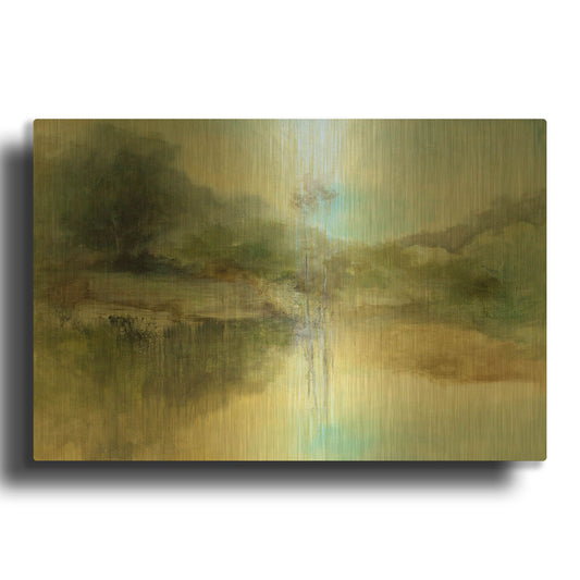 'The Lazy Day' By J Austin Jennings Gold Metal Wall Art
