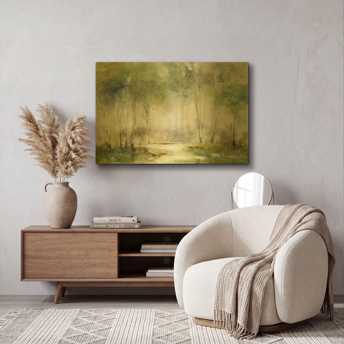 'The Quiet Life' By J Austin Jennings Gold Metal Wall Art