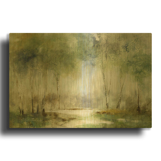 'The Quiet Life' By J Austin Jennings Gold Metal Wall Art