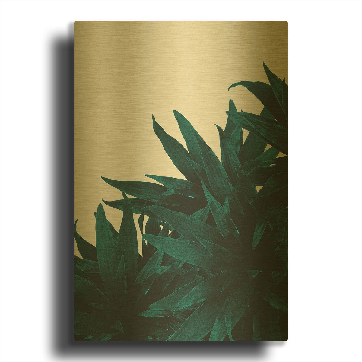 'End Up Here' By Hanna Kastl-Lundberg Gold Metal Wall Art