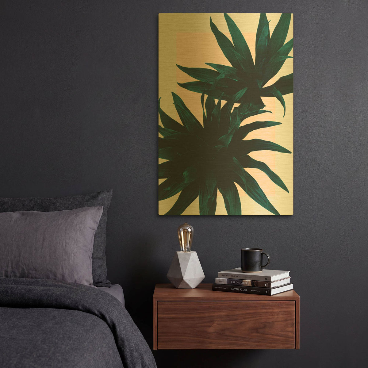 'Fly Away' By Hanna Kastl-Lundberg Gold Metal Wall Art