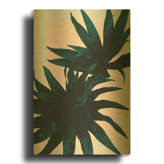 'Fly Away' By Hanna Kastl-Lundberg Gold Metal Wall Art