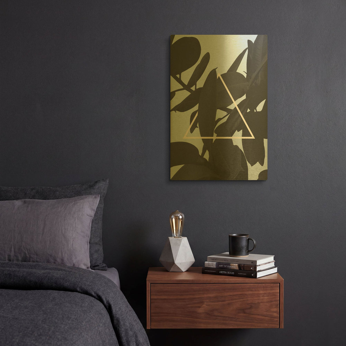 'Get On Top' By Hanna Kastl-Lundberg Gold Metal Wall Art