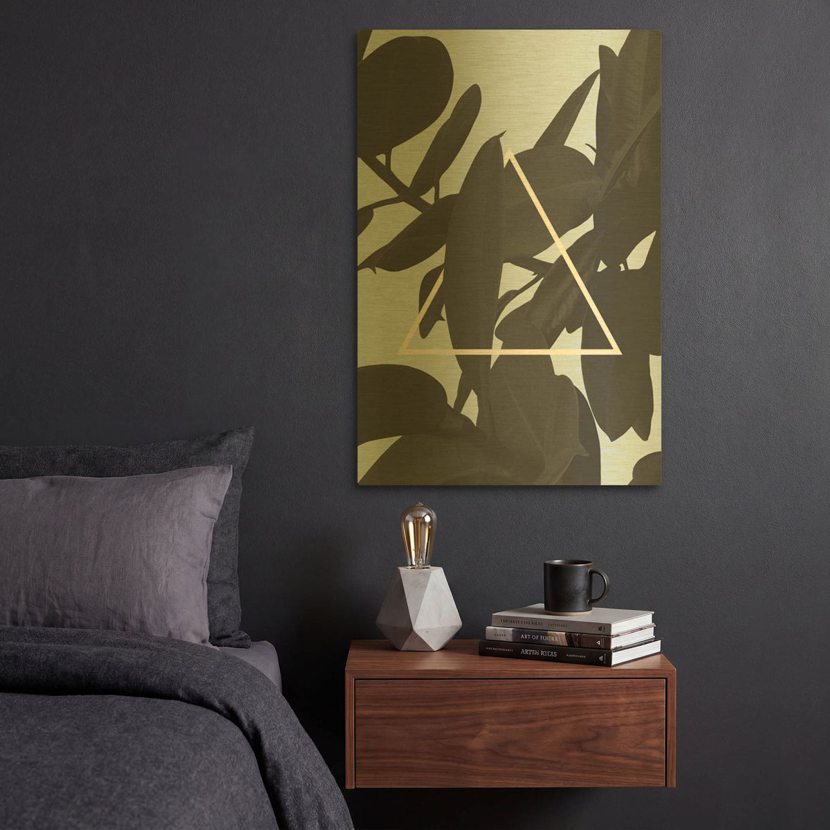 'Get On Top' By Hanna Kastl-Lundberg Gold Metal Wall Art