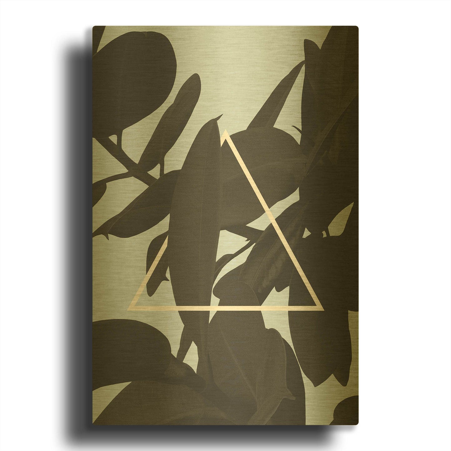 'Get On Top' By Hanna Kastl-Lundberg Gold Metal Wall Art