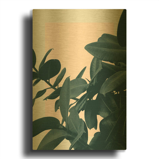 'Imagine' By Hanna Kastl-Lundberg Gold Metal Wall Art