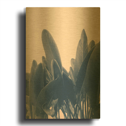 'It Happens' By Hanna Kastl-Lundberg Gold Metal Wall Art