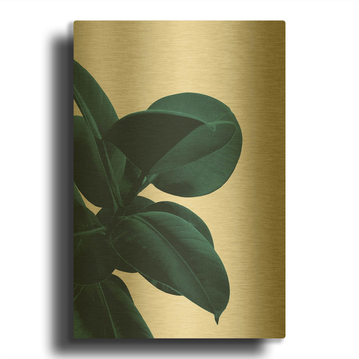 'Long Way Home' By Hanna Kastl-Lundberg Gold Metal Wall Art