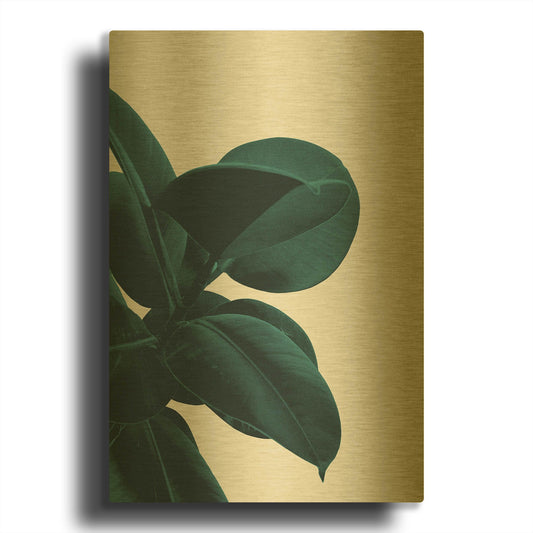 'Long Way Home' By Hanna Kastl-Lundberg Gold Metal Wall Art