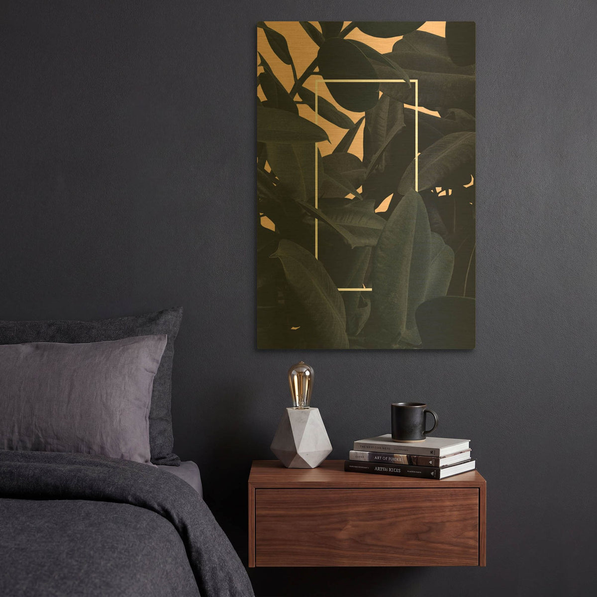 'Purpose' By Hanna Kastl-Lundberg Gold Metal Wall Art