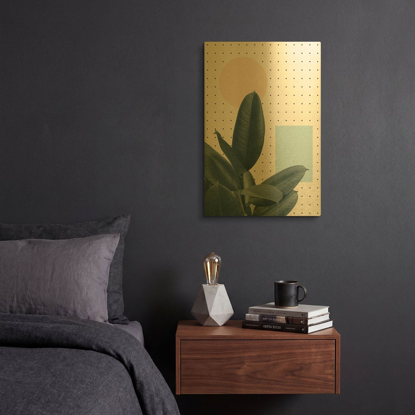 'Won’t Waste Another Day' By Hanna Kastl-Lundberg Gold Metal Wall Art