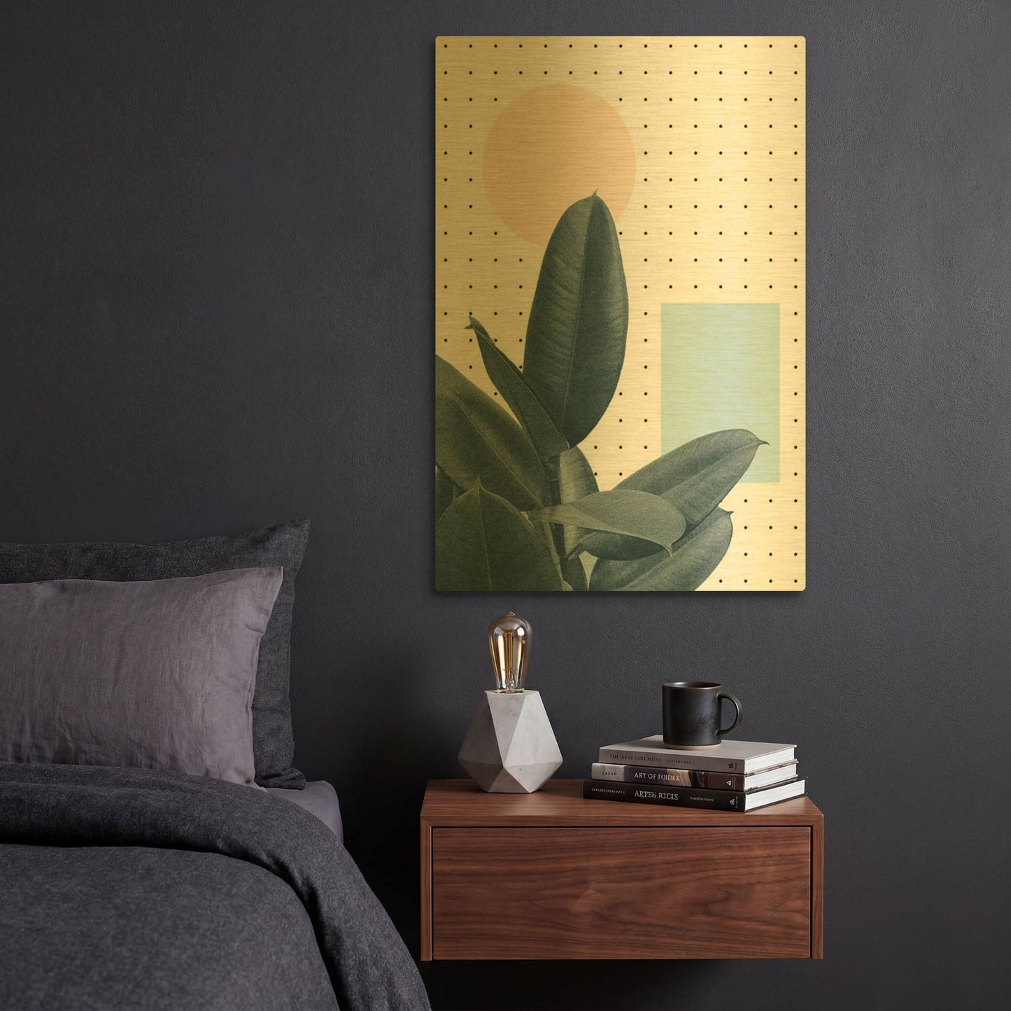'Won’t Waste Another Day' By Hanna Kastl-Lundberg Gold Metal Wall Art