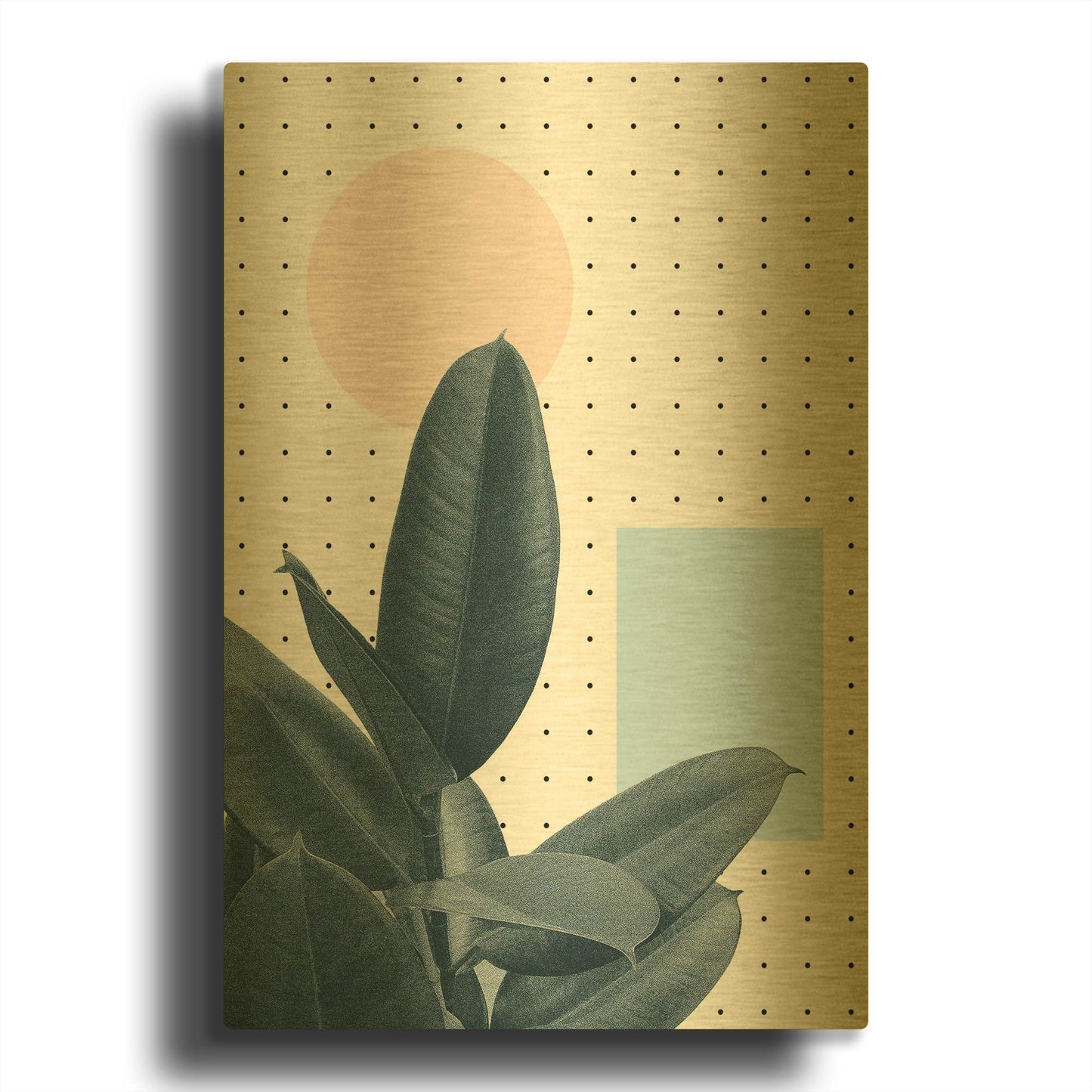 'Won’t Waste Another Day' By Hanna Kastl-Lundberg Gold Metal Wall Art