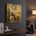 'Biscuits' By Paul Kelley Gold Metal Wall Art