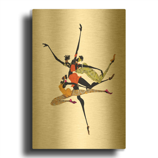 'Soar' By Shan Kelly Gold Metal Wall Art