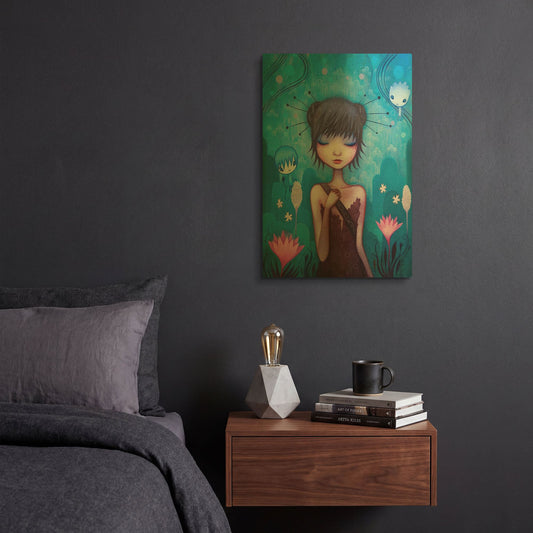 'On the Journey' By Jeremiah Ketner Gold Metal Wall Art