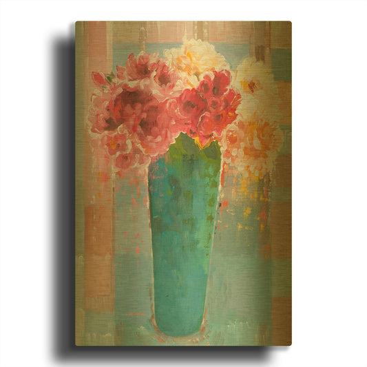 'Regal & Romantic' By Hooshang Khorasani Gold Metal Wall Art