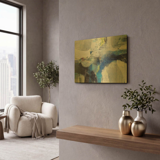 'Abundance' By Andrew Kinmont Gold Metal Wall Art