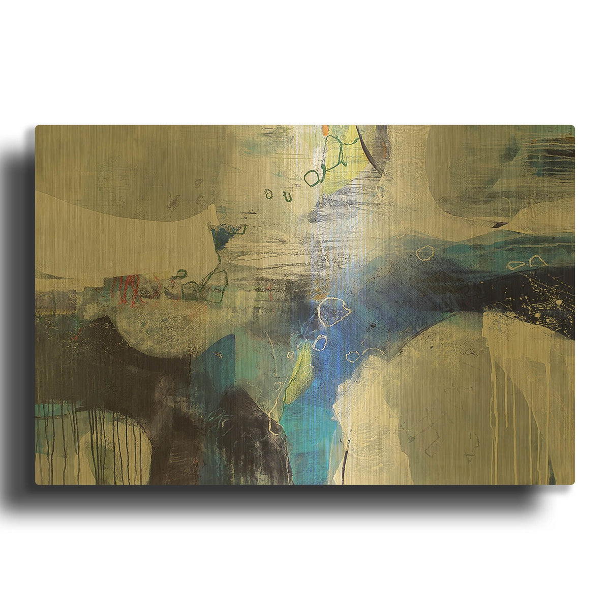 'Abundance' By Andrew Kinmont Gold Metal Wall Art