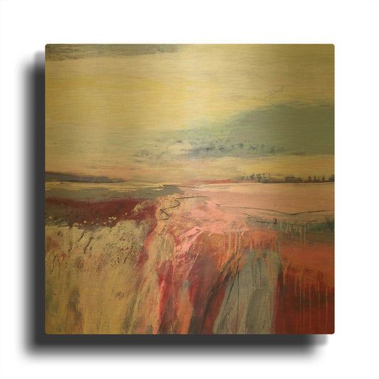 'Autumn Dreaming' By Andrew Kinmont Gold Metal Wall Art