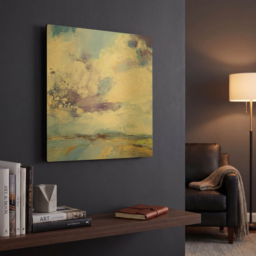 'Brisk' By Andrew Kinmont Gold Metal Wall Art