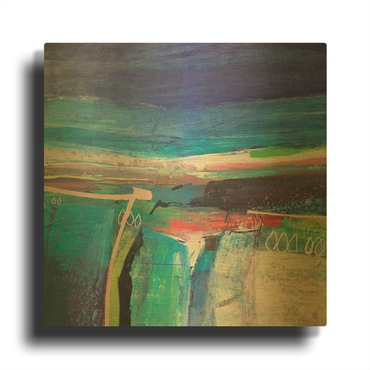 'Flying Low No. 3' By Andrew Kinmont Gold Metal Wall Art