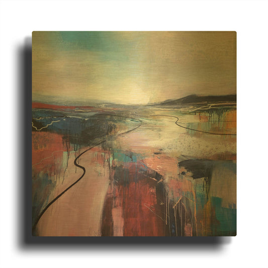 'I' By Andrew Kinmont Gold Metal Wall Art