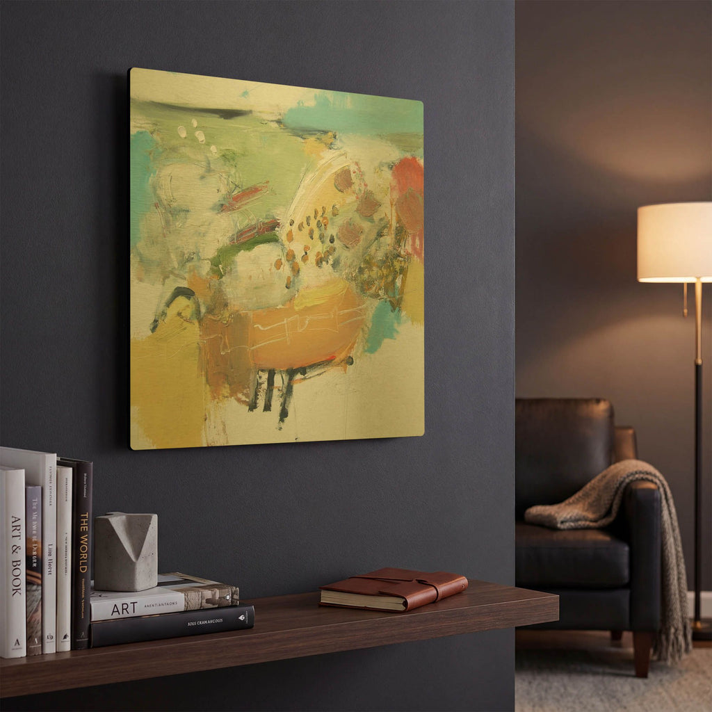 'Light as a Cloud' By Andrew Kinmont Gold Metal Wall Art
