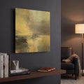 'Liquid Light' By Andrew Kinmont Gold Metal Wall Art