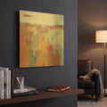 'Tangerine Summer' By Andrew Kinmont Gold Metal Wall Art